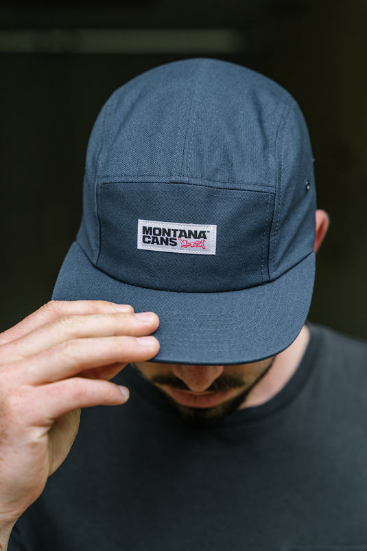 Gorra Panel Typo Logo Azul