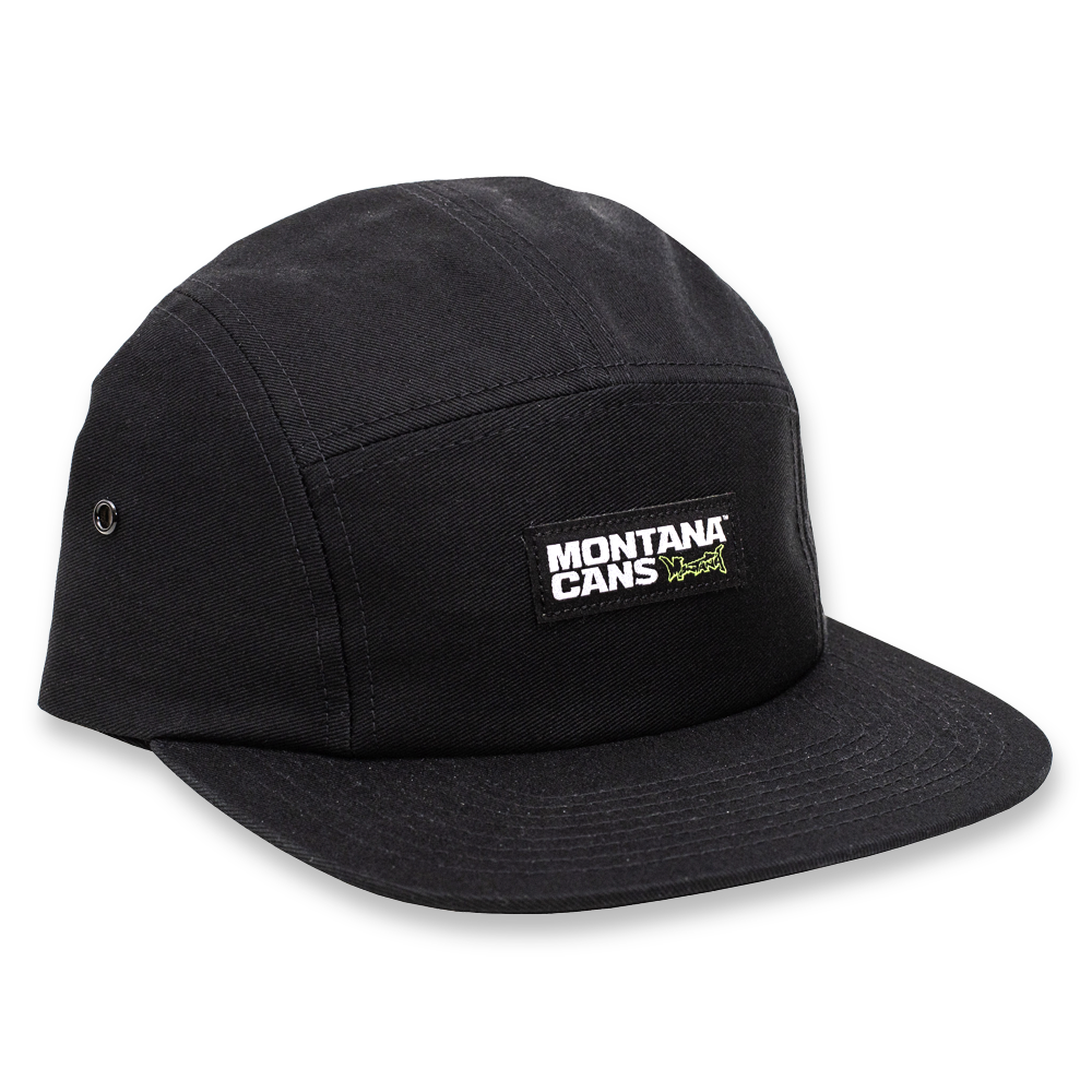 Gorra Panel Typo Logo Negra