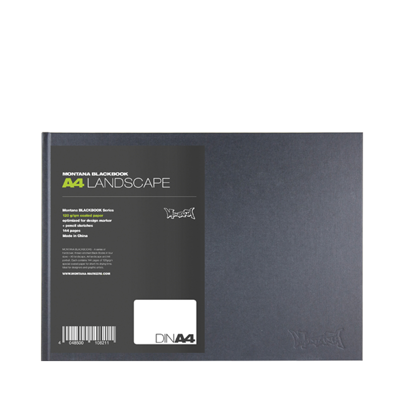 Blackbook A4 Landscape
