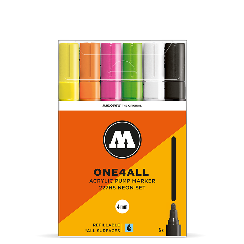 Set Molotow 227HS NEON