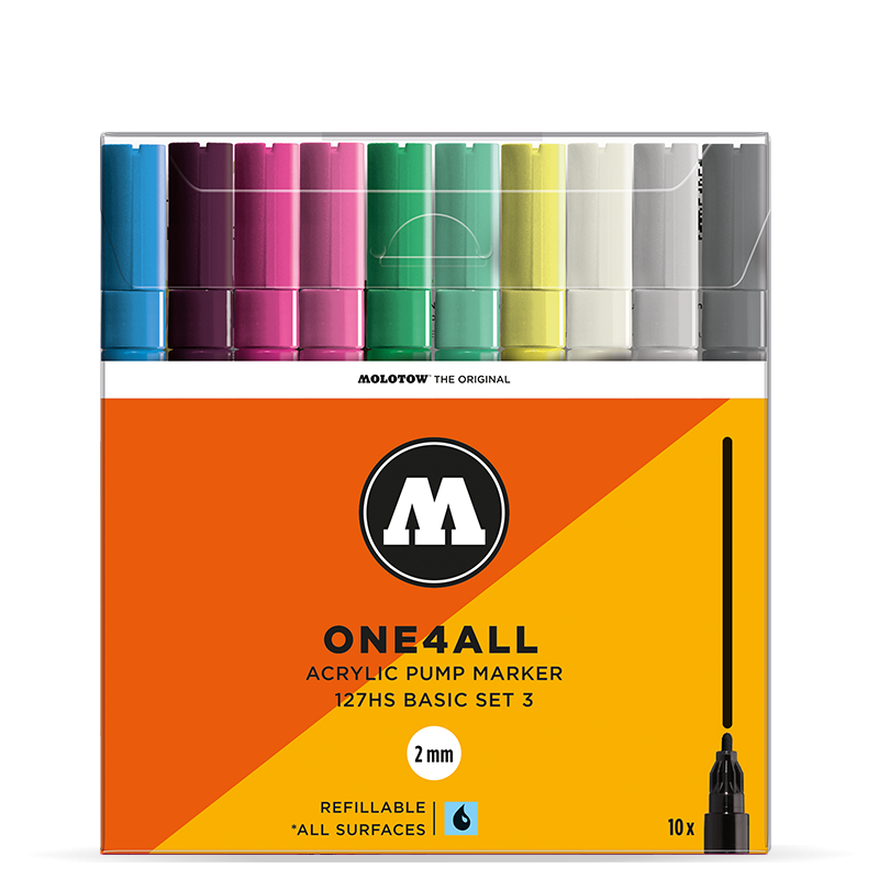 Set Basic 3 10 Molotow 127HS