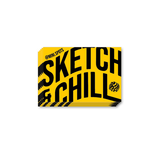 STICKER SKETCH & CHILL