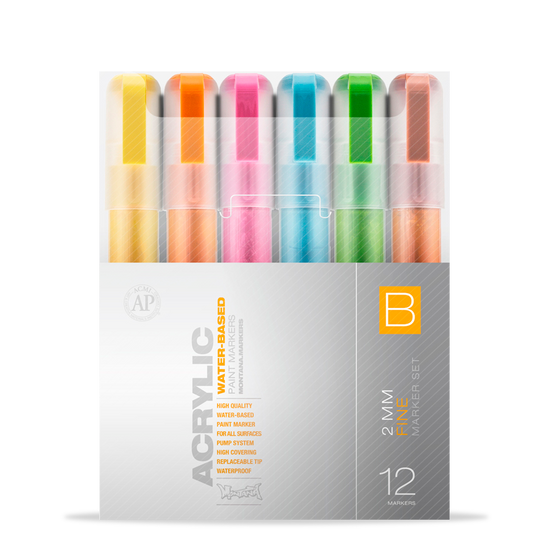 Montana Acrylic Set Fine B 12pz.